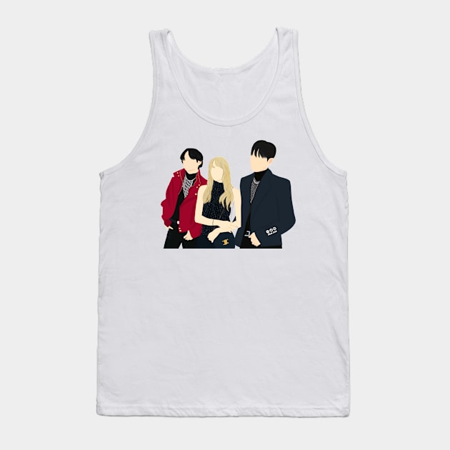 kim taehyung Lisa park bo gum Tank Top by kart-box